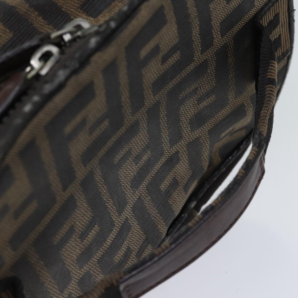 FENDI Zucca Canvas Vanity Cosmetic Pouch Brown71232