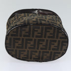 FENDI Zucca Canvas Vanity Cosmetic Pouch Brown71232