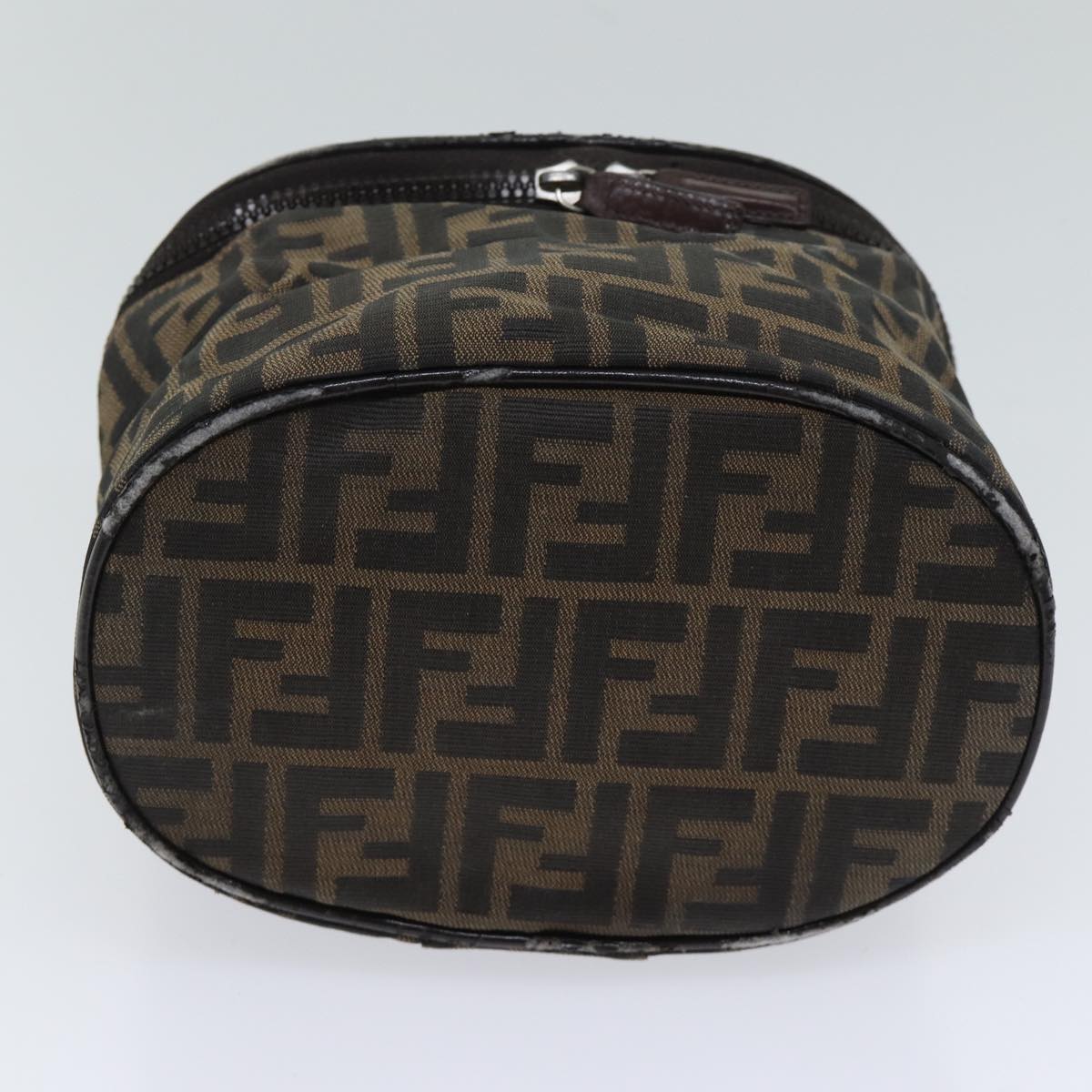 FENDI Zucca Canvas Vanity Cosmetic Pouch Brown71232
