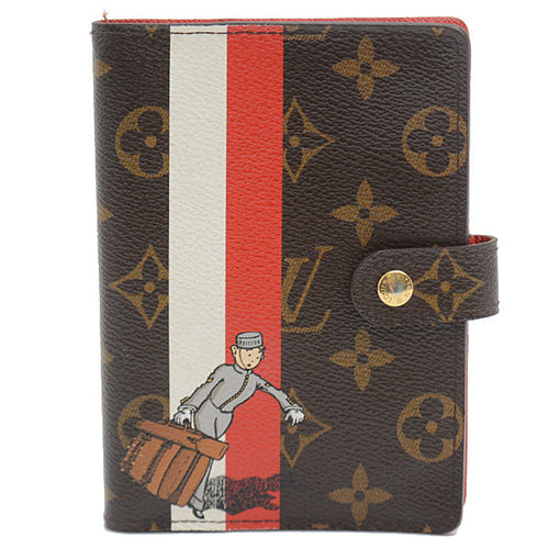 Louis Vuitton Monogram Canvas Agenda PM Notebook Cover R20018 in New Condition