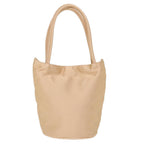 BOTTEGA VENETA Hand Bag Satin Pink Gold Auth 71459