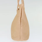 BOTTEGA VENETA Hand Bag Satin Pink Gold Auth 71459
