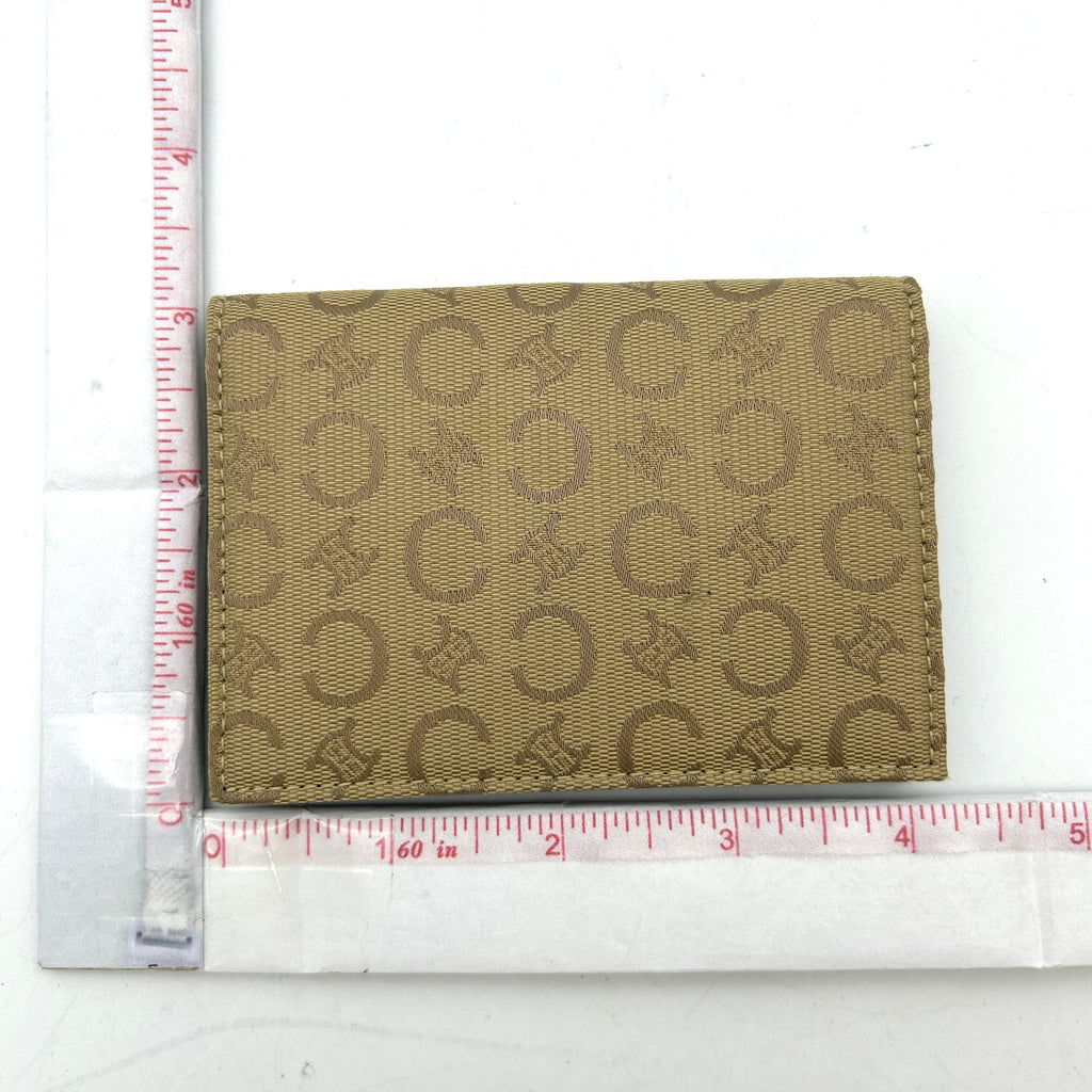 Celine | Bags | Celine Cc Monogram Denim Wallet In Yellow In Like New Condition ITUA284CJXXO