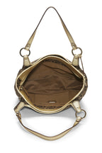 Fendi,  Gold Zucca Canvas Shoulder Bag, Gold