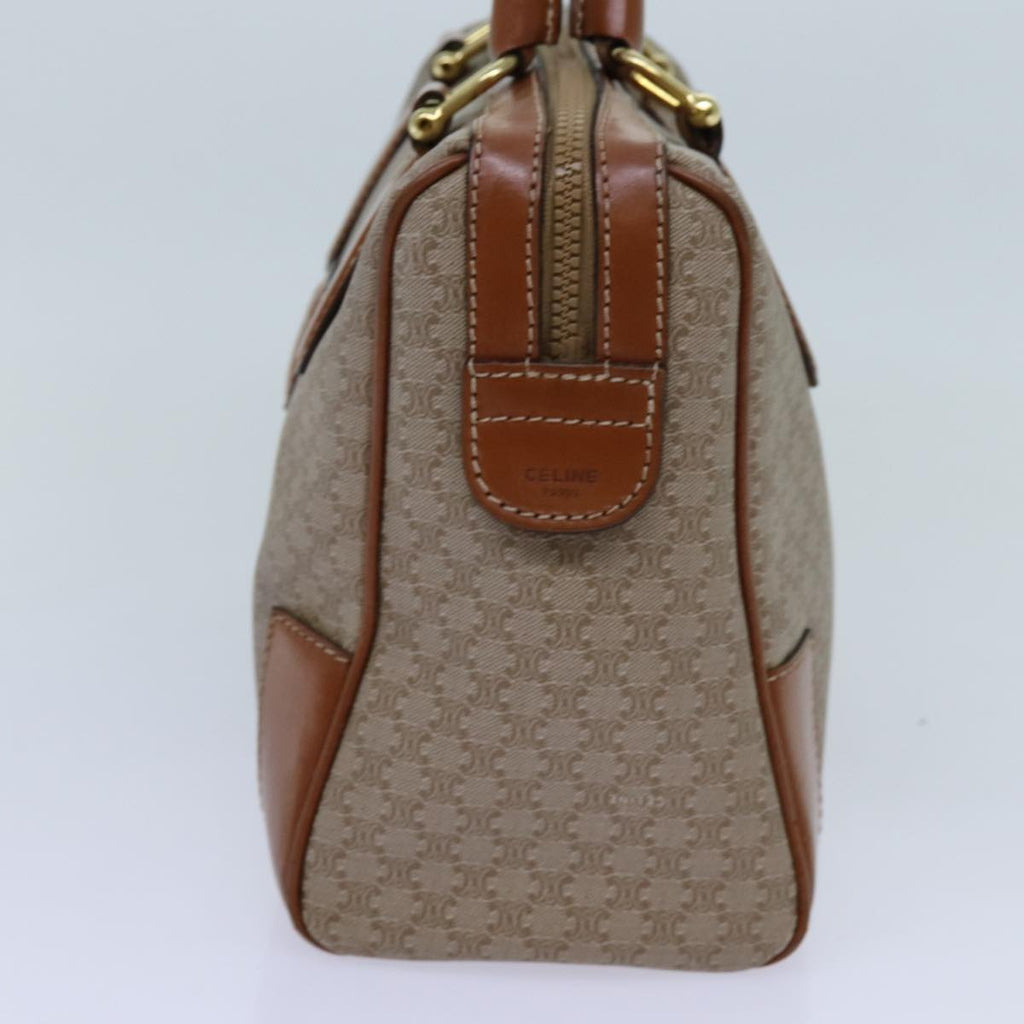 CELINE Macadam Canvas Hand Bag Beige  71533
