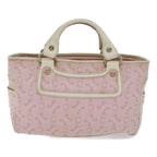 CELINE C Macadam Canvas Hand Bag Pink  71536