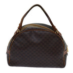 CELINE Macadam Canvas Hand Bag PVC Brown Auth 71537
