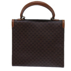 CELINE Macadam Canvas Hand Bag PVC Brown  71538