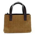 CELINE C Macadam Canvas Hand Bag Beige Auth 71543