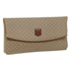 CELINE Macadam Canvas Clutch Bag Beige  71544