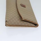 CELINE Macadam Canvas Clutch Bag Beige  71544