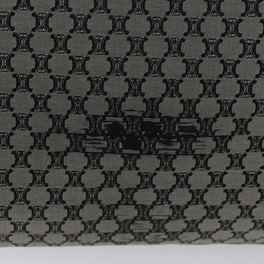 CELINE Macadam Canvas Hand Bag Gray Auth 71545