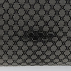 CELINE Macadam Canvas Hand Bag Gray Auth 71545
