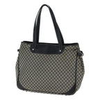 CELINE Macadam Canvas Hand Bag Gray Auth 71545