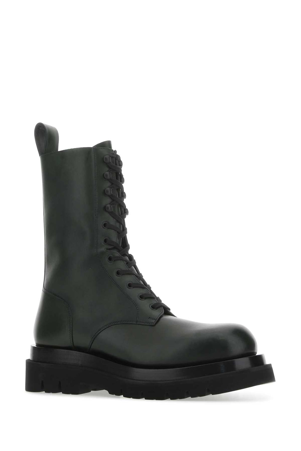 BOTTEGA VENETA Men's Leather Lug Ankle Boots