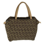 FENDI Zucchino Canvas Hand Bag Beige71559