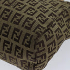FENDI Zucchino Canvas Hand Bag Beige71559