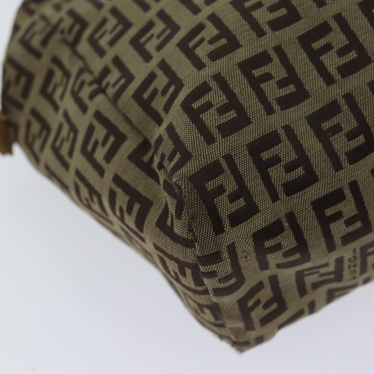 FENDI Zucchino Canvas Hand Bag Beige71559