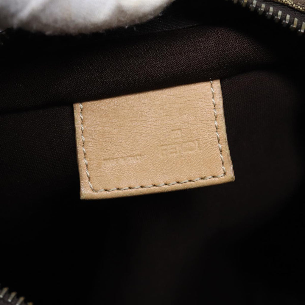 FENDI Zucchino Canvas Hand Bag Beige71559