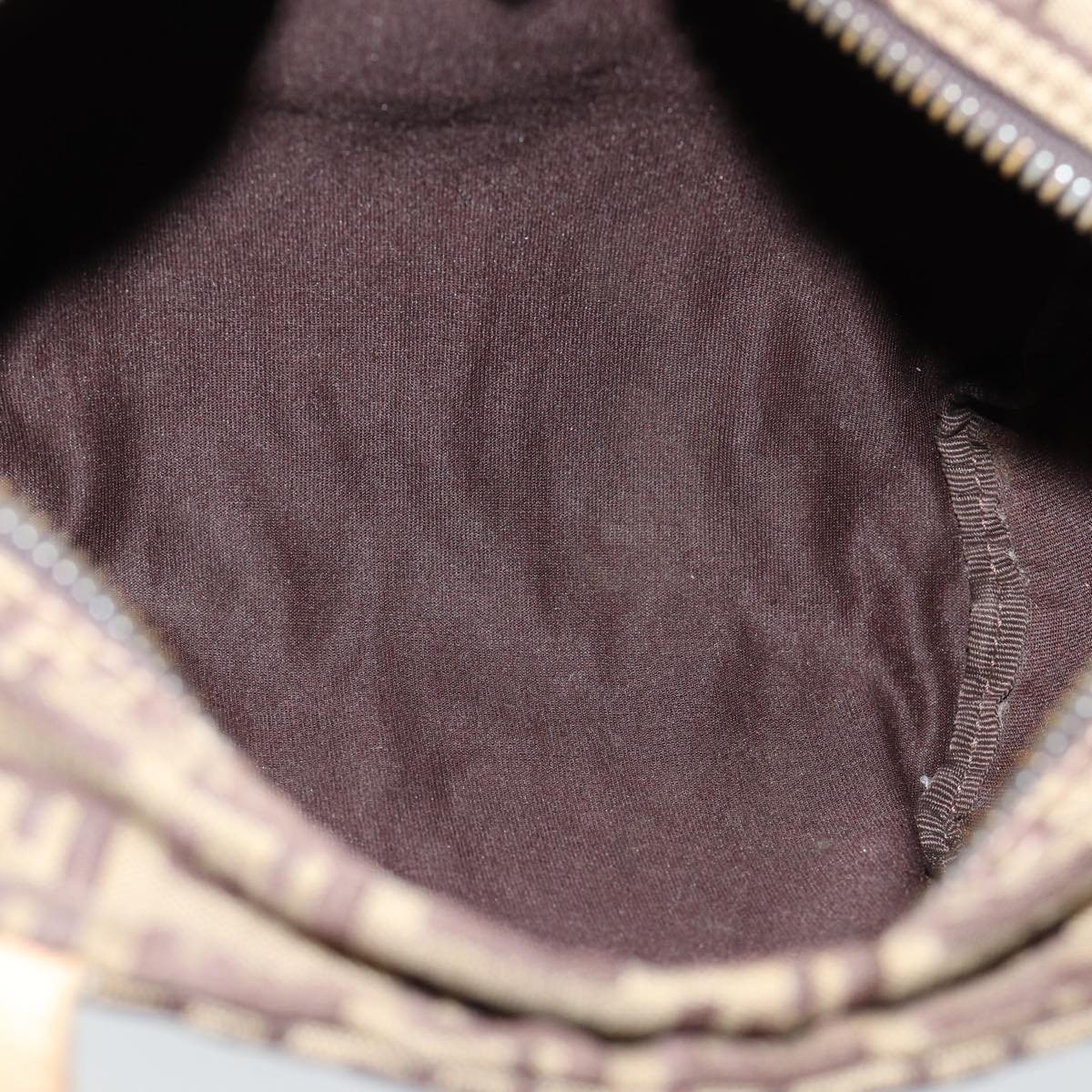 FENDI Zucchino Canvas Hand Bag Beige71559