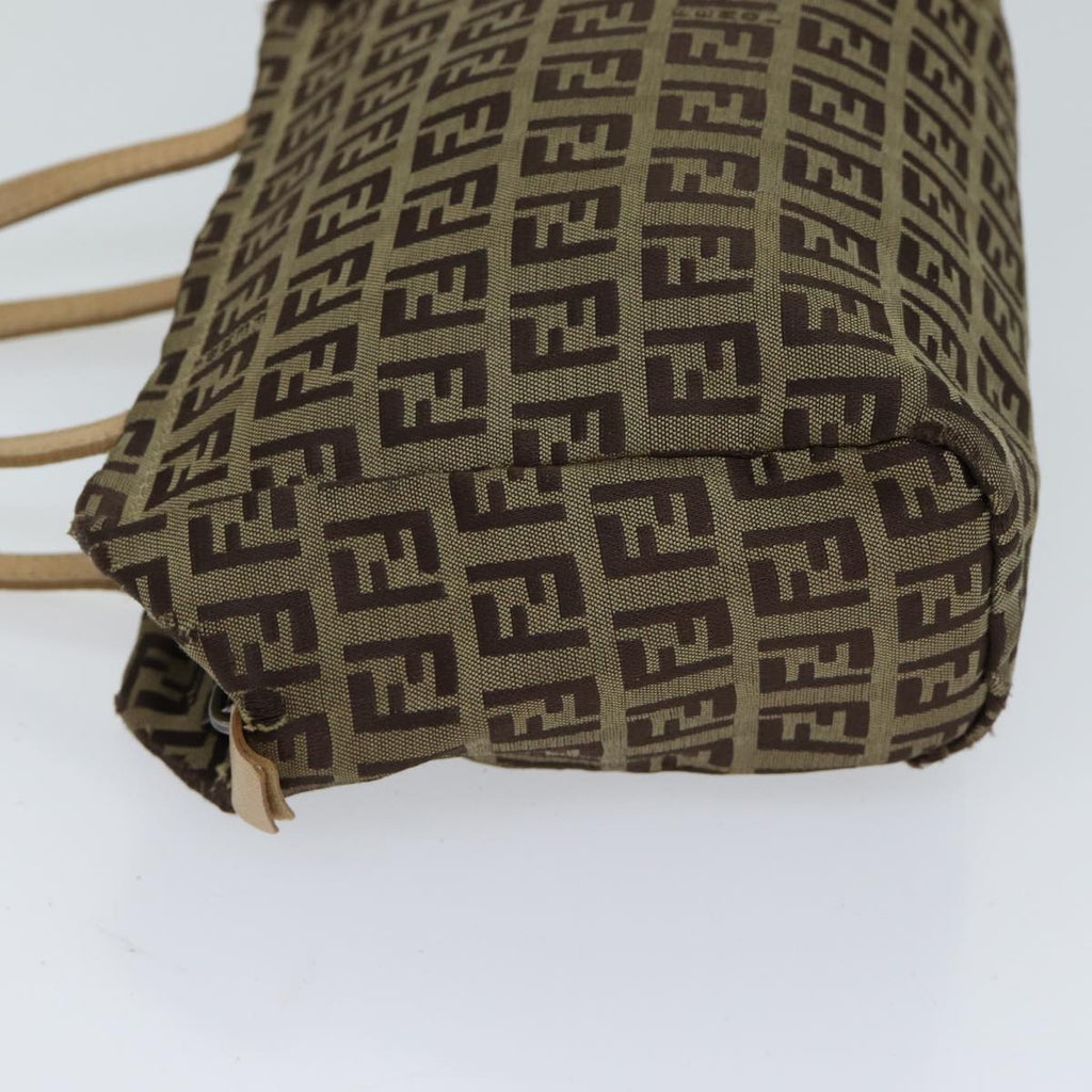 FENDI Zucchino Canvas Hand Bag Beige71559