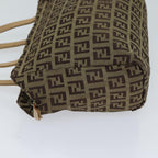 FENDI Zucchino Canvas Hand Bag Beige71559