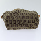 FENDI Zucchino Canvas Hand Bag Beige71559