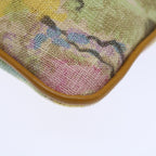 FENDI Hand Bag Canvas Beige Pink71568