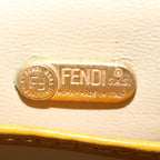 FENDI Hand Bag Canvas Beige Pink71568