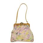 FENDI Hand Bag Canvas Beige Pink71568