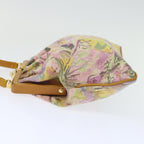FENDI Hand Bag Canvas Beige Pink71568