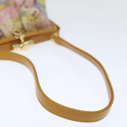 FENDI Hand Bag Canvas Beige Pink71568