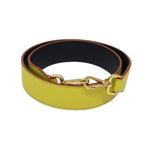 FENDI Leather Shoulder Strap 31.9"" Yellow71578