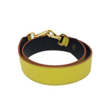 FENDI Leather Shoulder Strap 31.9"" Yellow71578