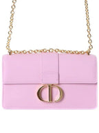 30 Montaigne East West Calfskin Chain Shoulder Bag Melocoton Pink Dior