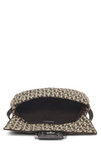Fendi,  Brown Zucchino Canvas Messenger Small, Brown