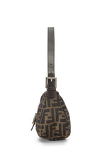 Fendi,  Brown Zucca Canvas Shoulder Bag, Brown