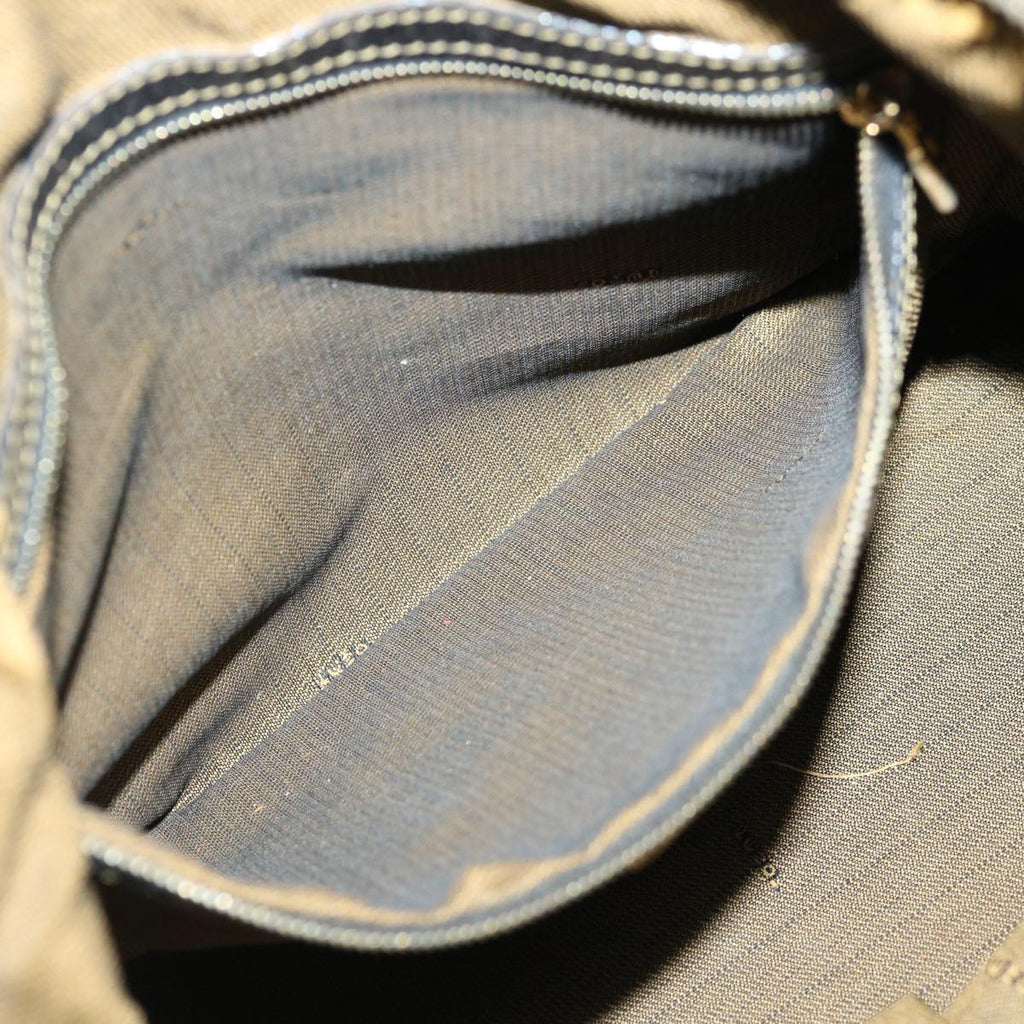 FENDI Zucca Canvas Hand Bag 2way Brown Black71647