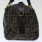 FENDI Zucca Canvas Hand Bag 2way Brown Black71647