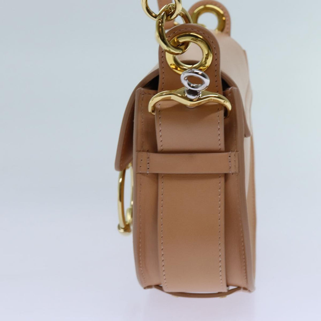 Chloe Tess Shoulder Bag Leather 2way Beige 71651A