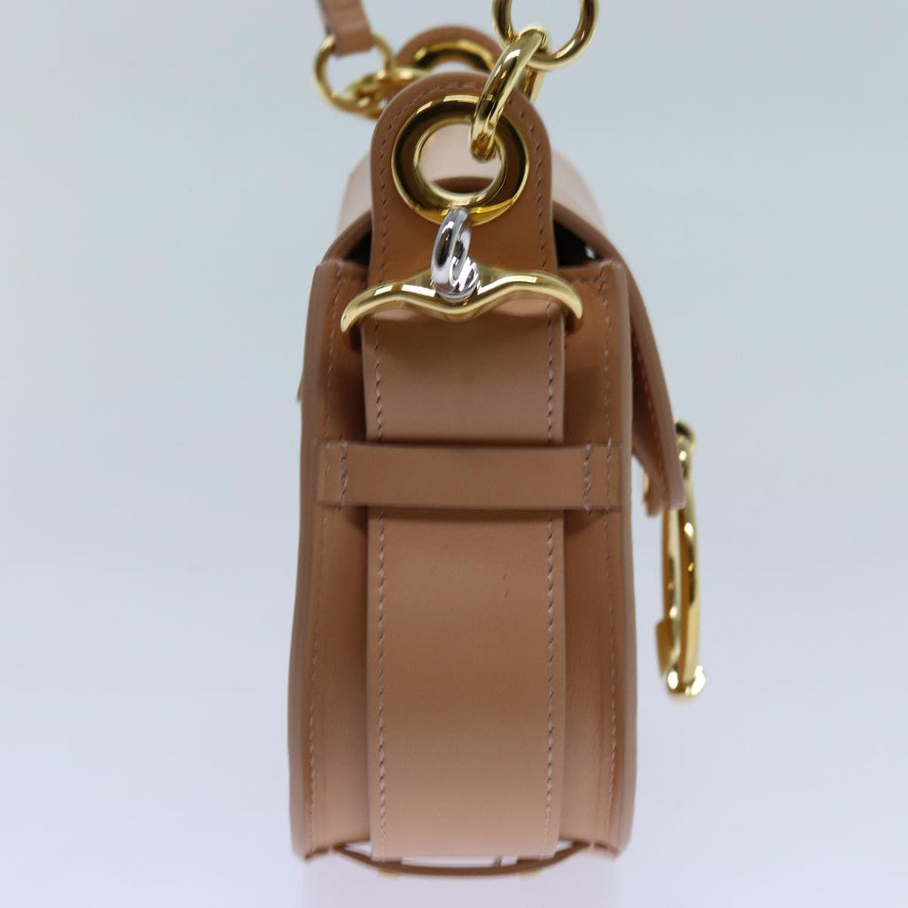 Chloe Tess Shoulder Bag Leather 2way Beige 71651A