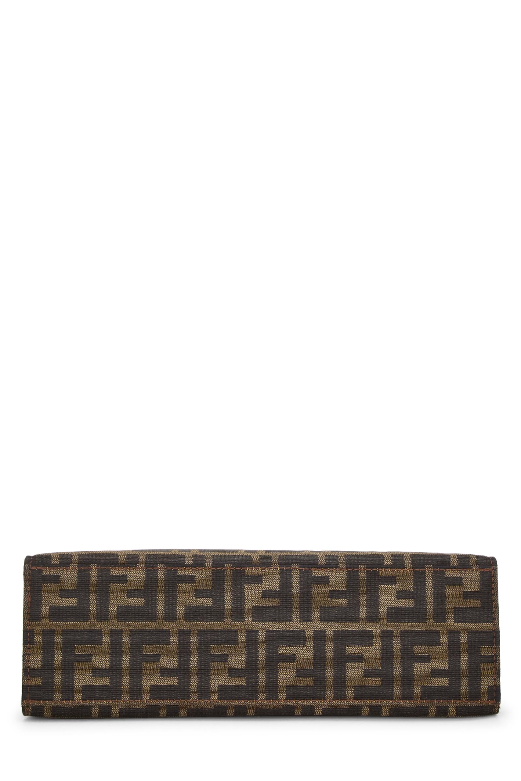 Fendi,  Brown Zucca Canvas Shopping Tote Small, Brown