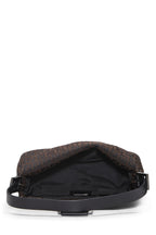 Fendi,  Brown Nylon Zucchino Shoulder Bag, Brown