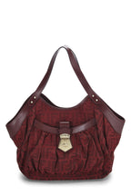 Fendi,  Red Zucca Canvas Chef Pocket Tote Small, Red