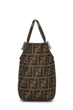 Fendi,  Brown Zucca Canvas Handbag Small, Brown
