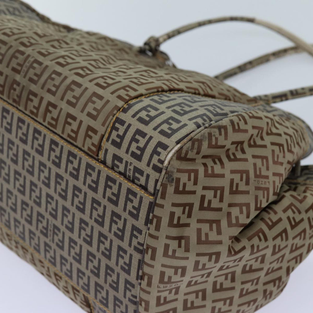 FENDI Zucchino Canvas Hand Bag Beige71826