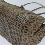 FENDI Zucchino Canvas Hand Bag Beige71826