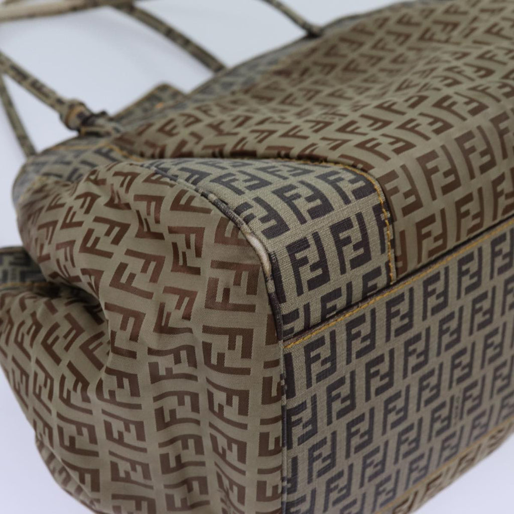FENDI Zucchino Canvas Hand Bag Beige71826