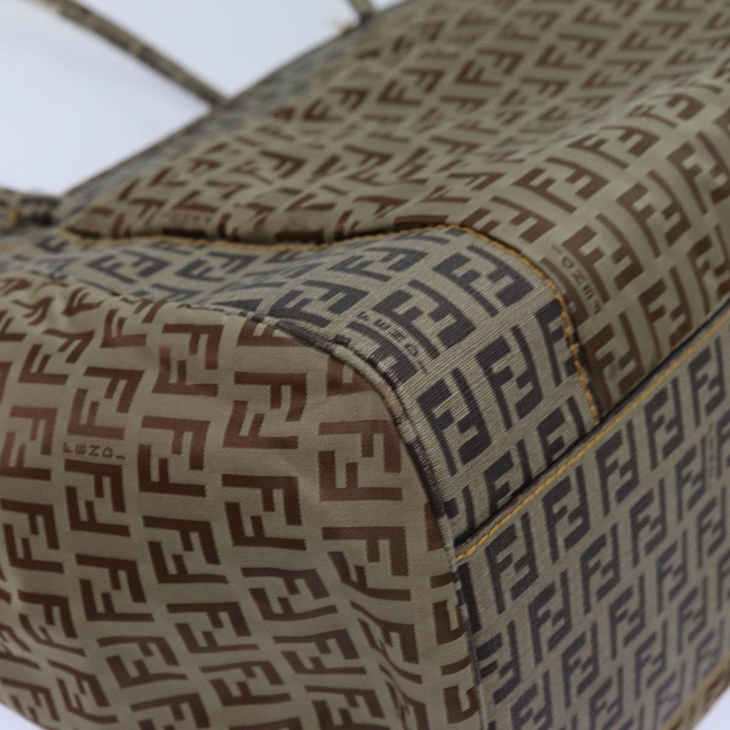 FENDI Zucchino Canvas Hand Bag Beige71826