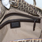 FENDI Zucchino Canvas Hand Bag Beige71826